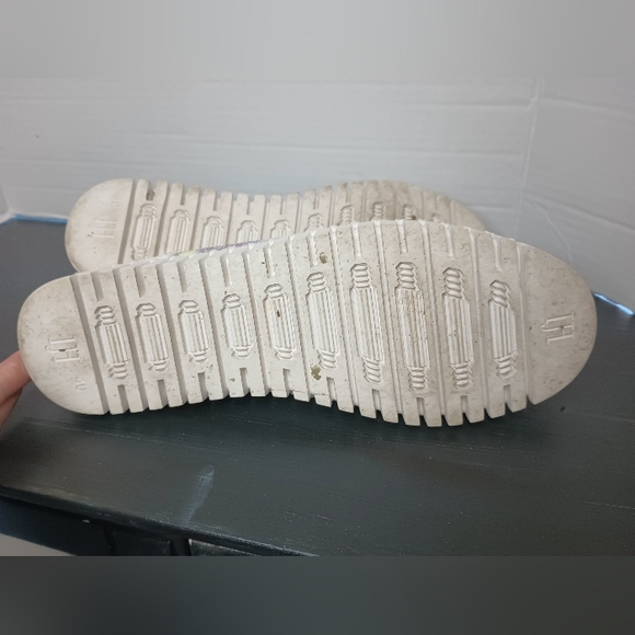 Ilse Jacobsen Tulip Sneakers 40 Womens US 9 White Sugar Paisley Purple Preppy - Picture 8 of 9